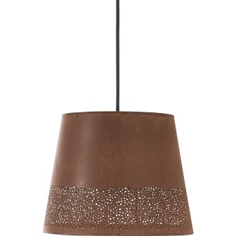 Industrialna rdzawa metalowa lampa wisząca Corta